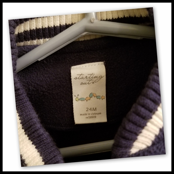 Starting Over*Varsity Jacket 24M - Picture 4 of 5